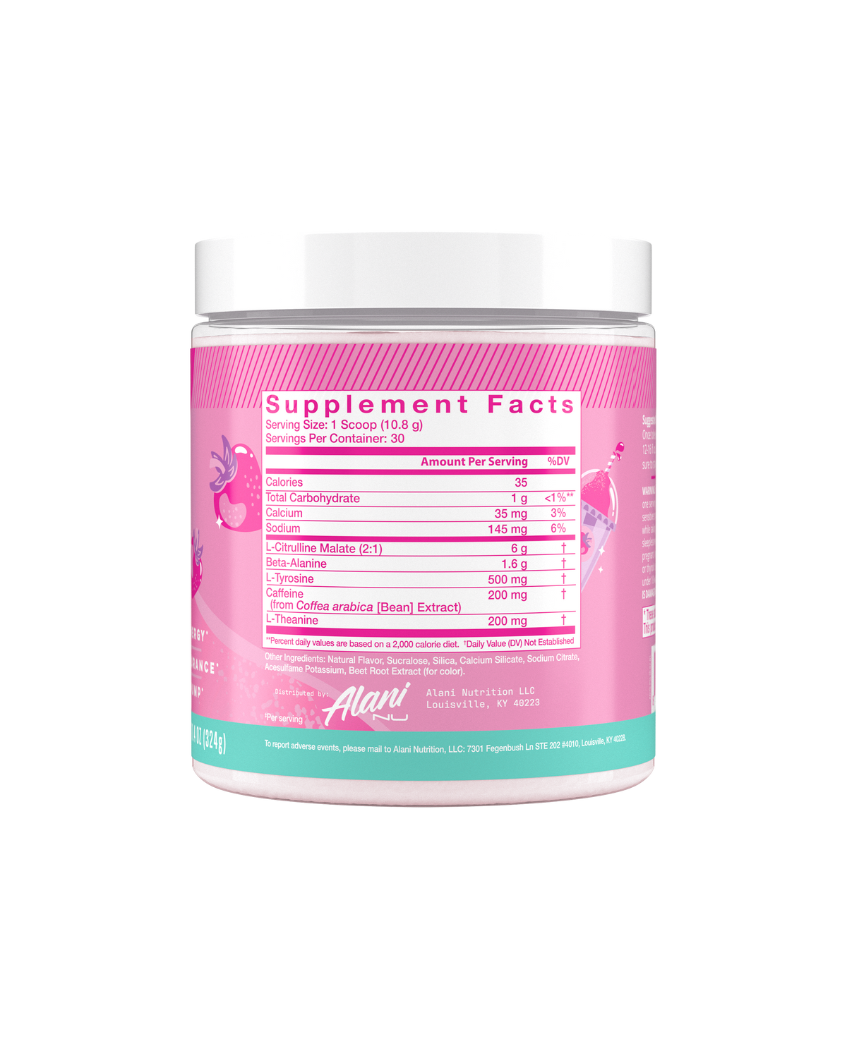 Alani Nu Pre-Workout - Pink Slush V7 - image 2