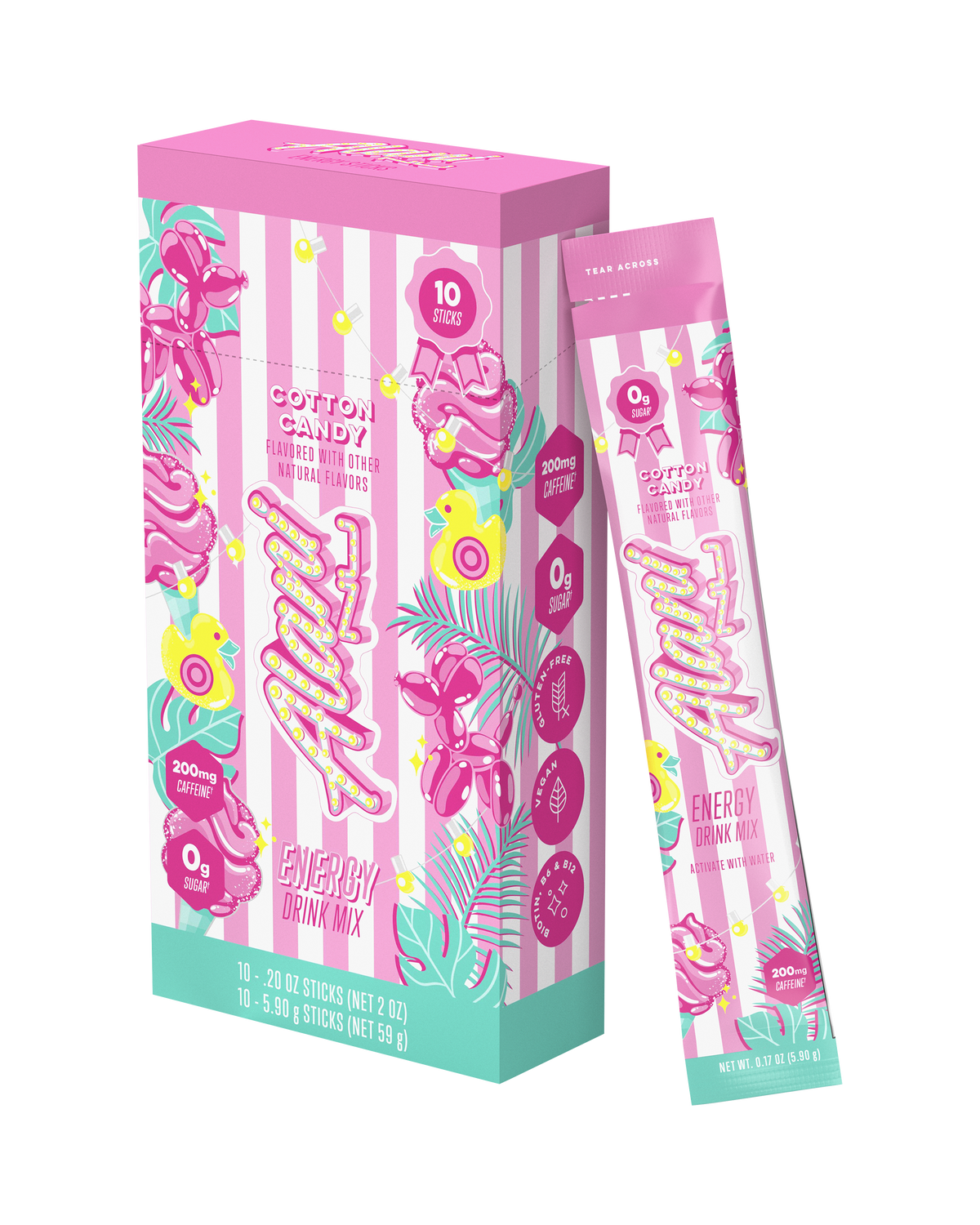 Alani Nu Energy Sticks - Cotton Candy H6 - image 2