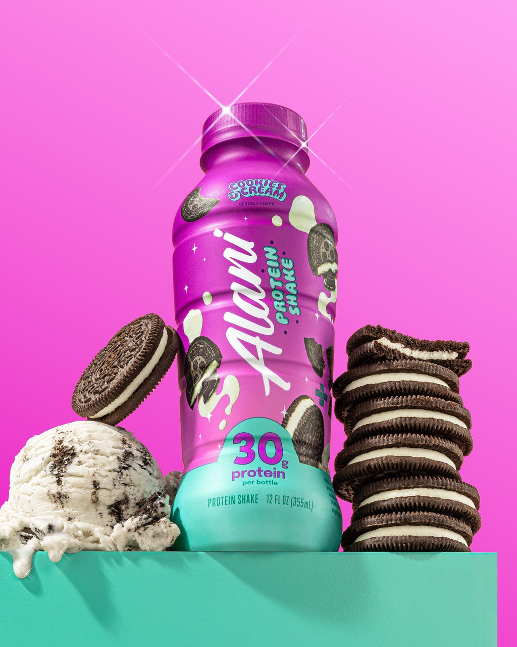 Alani Nu 30g protein shake - cookies & cream F2 - image 3