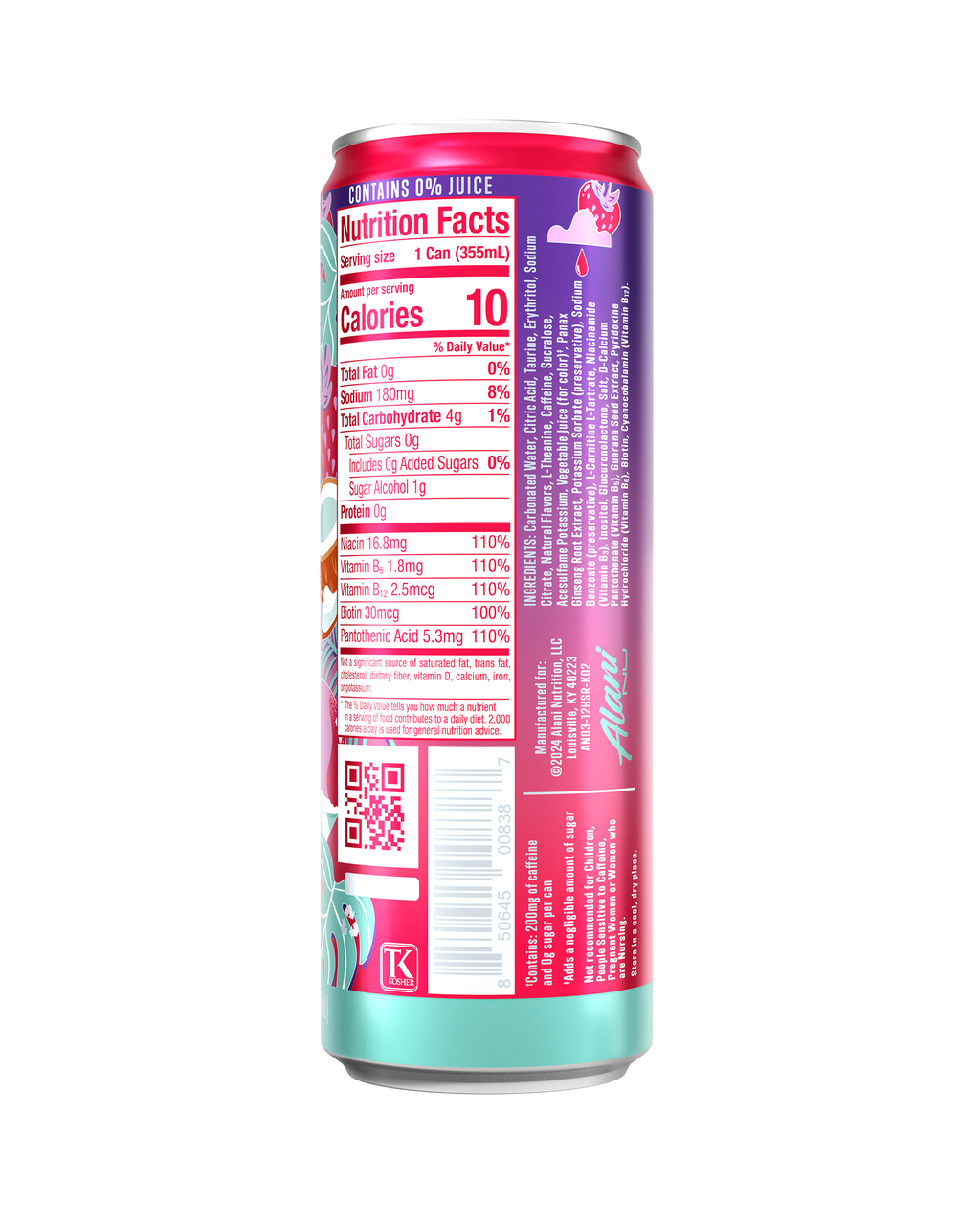 Alani Nu Energy Drink - Hawaiian Shaved Ice W5 - image 3