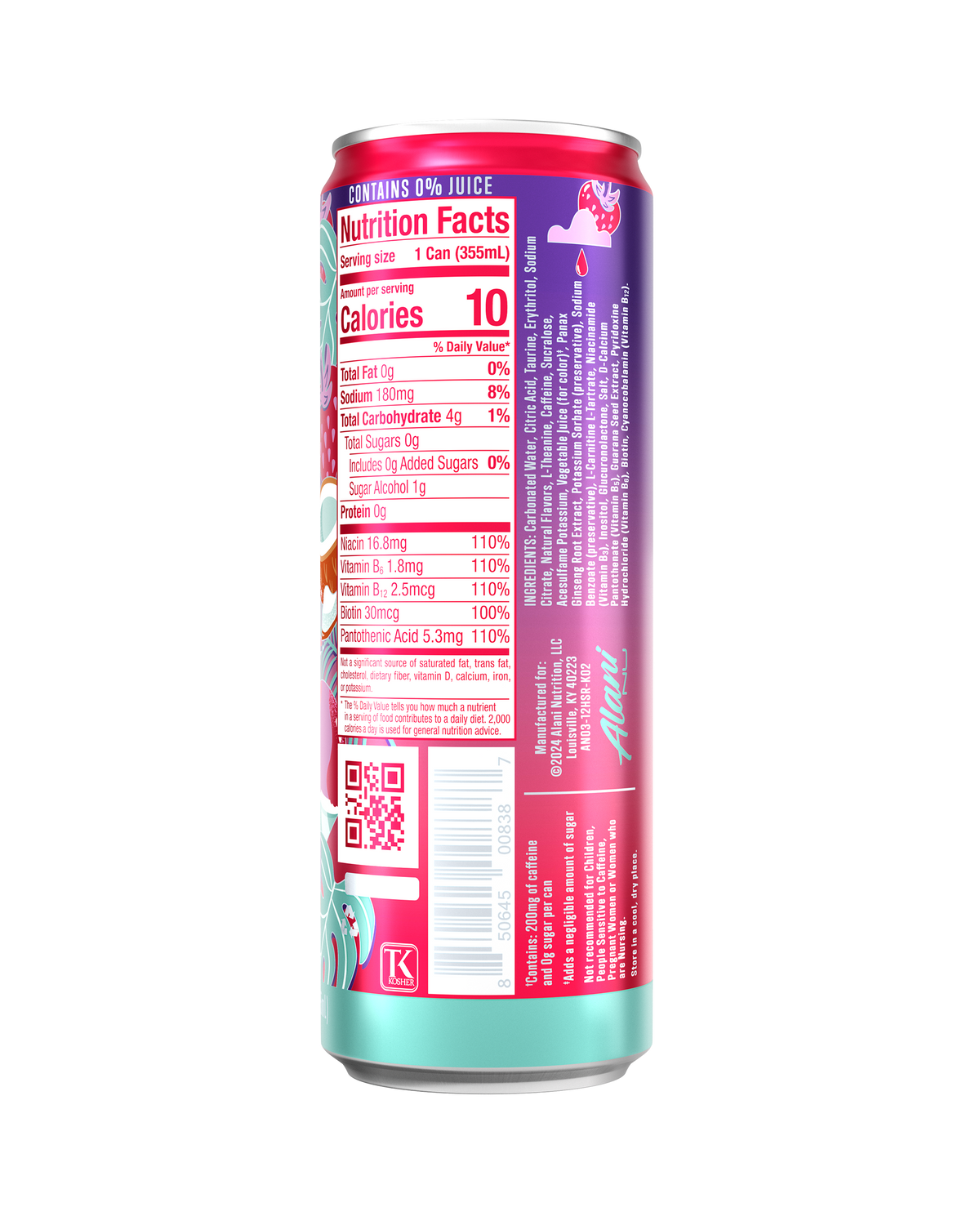 Alani Nu Energy Drink - Hawaiian Shaved Ice W5 - image 3