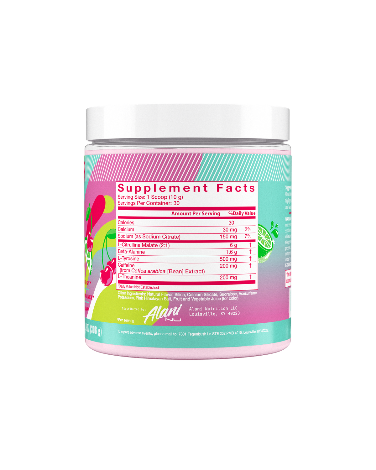 Alani Nu Pre-Workout - Cherry Twist W6 - image 2