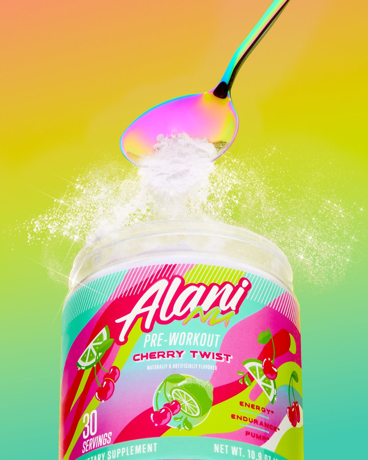 Alani Nu Pre-Workout - Cherry Twist W6 - image 5