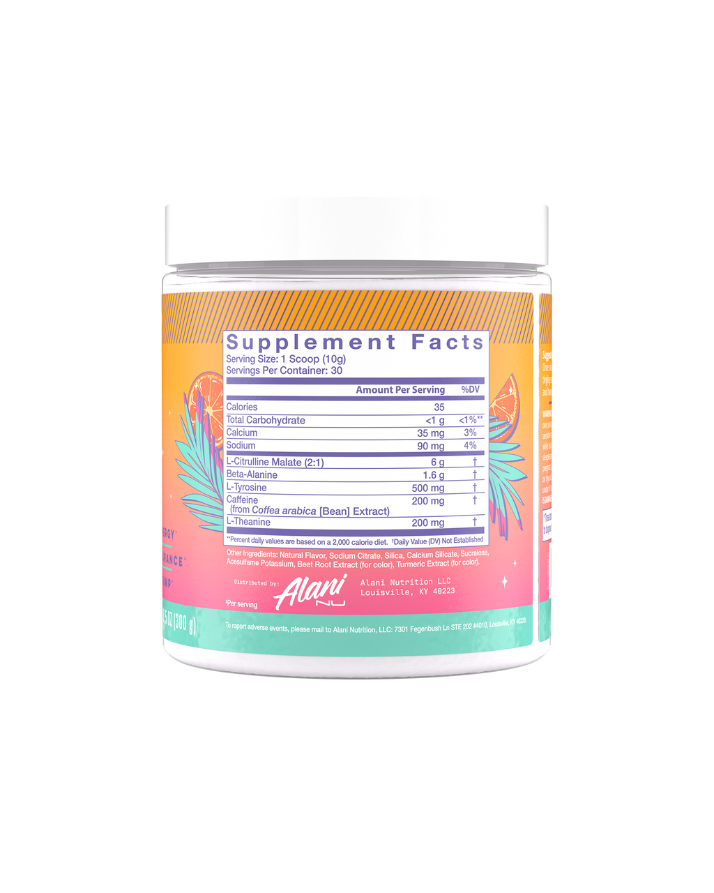 Alani Nu Pre-Workout - Orange Kiss W3 - image 2