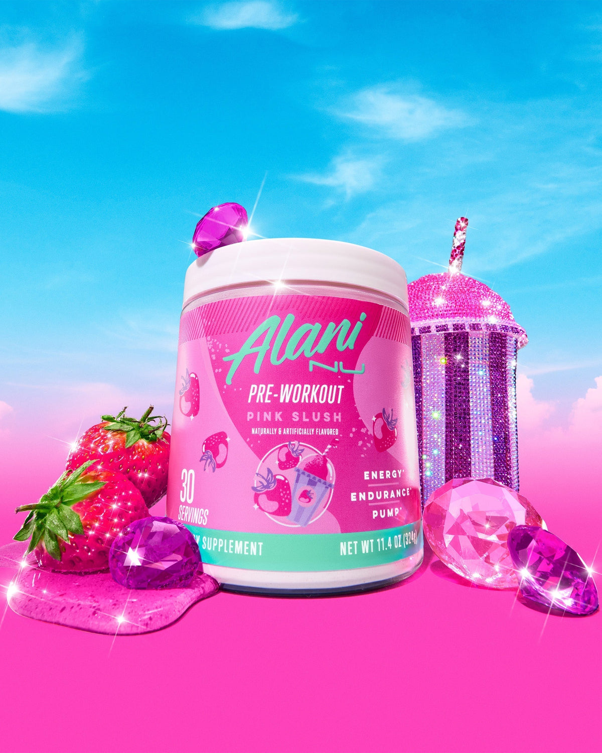 Alani Nu Pre-Workout - Pink Slush V7 - image 4