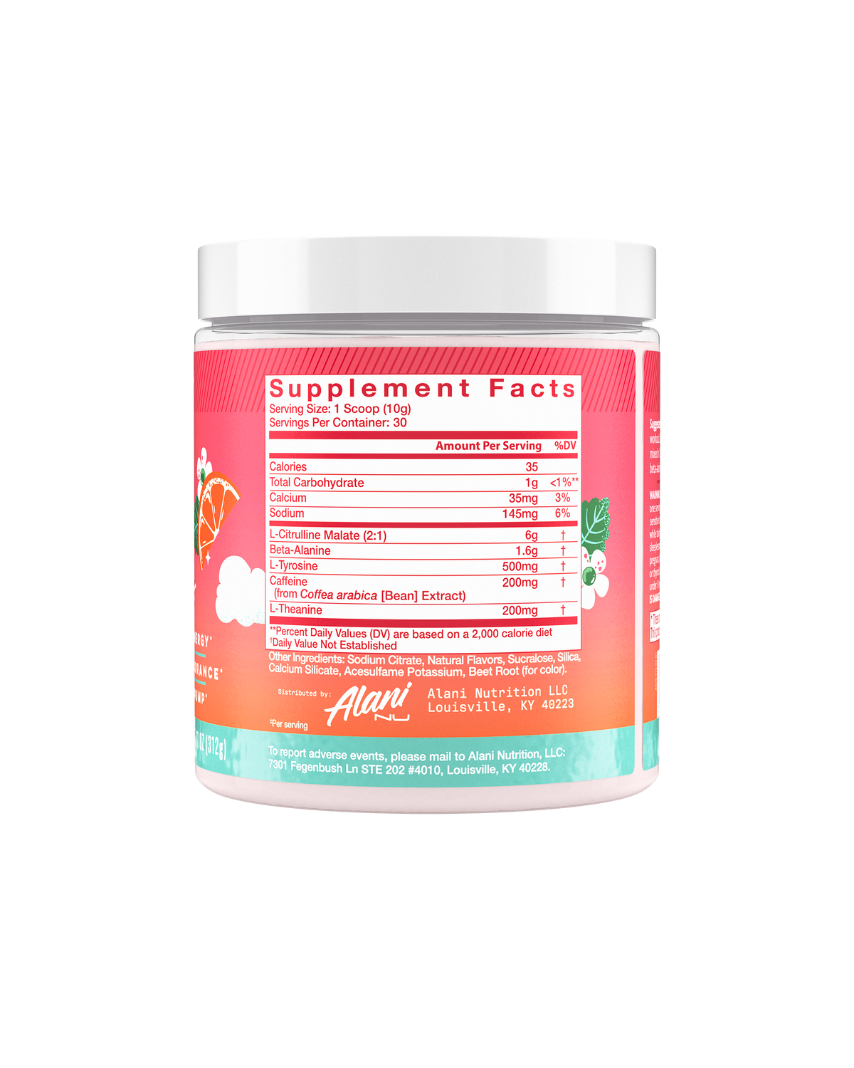 Alani Nu Pre-Workout - Strawberry Sunrise W5 - image 2