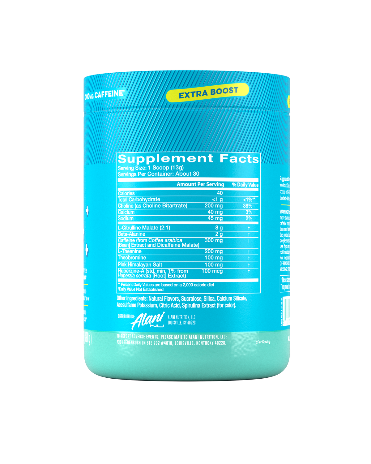 Alani Nu Pre-Workout+ - Blue Slush Q2 - image 2