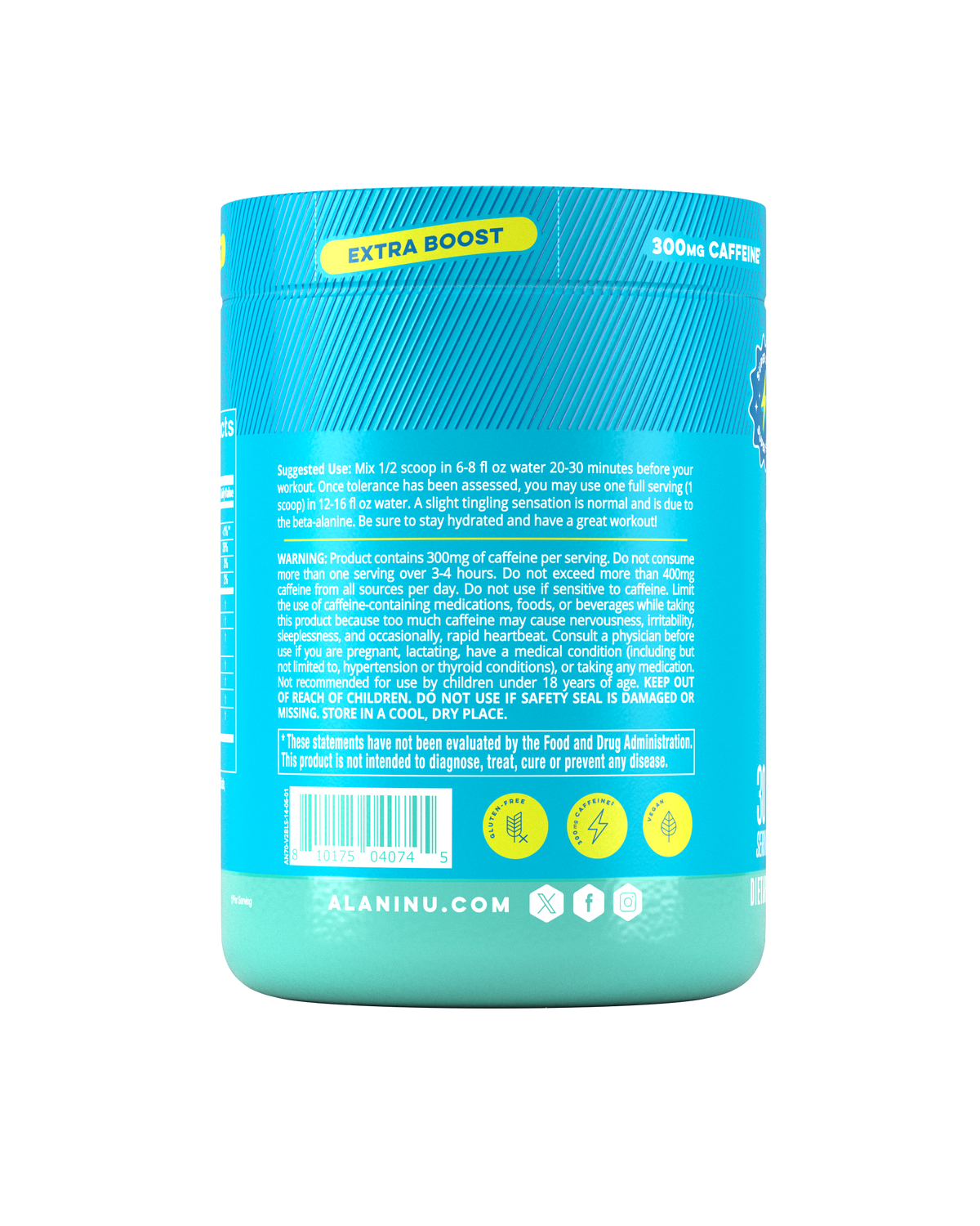 Alani Nu Pre-Workout+ - Blue Slush Q2 - image 3