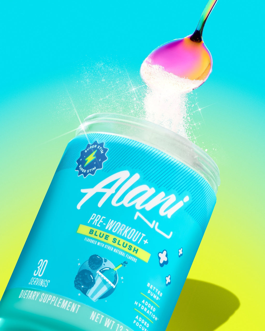 Alani Nu Pre-Workout+ - Blue Slush Q2 - image 5