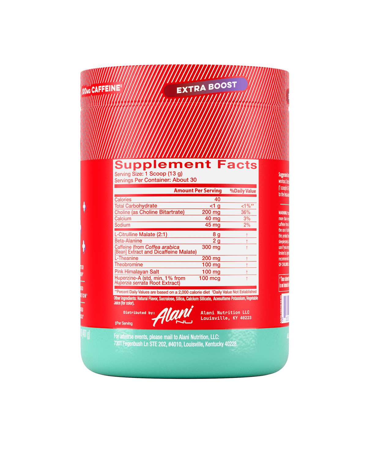 Alani Nu Pre-Workout+ - Cherry Slush T2 - image 2