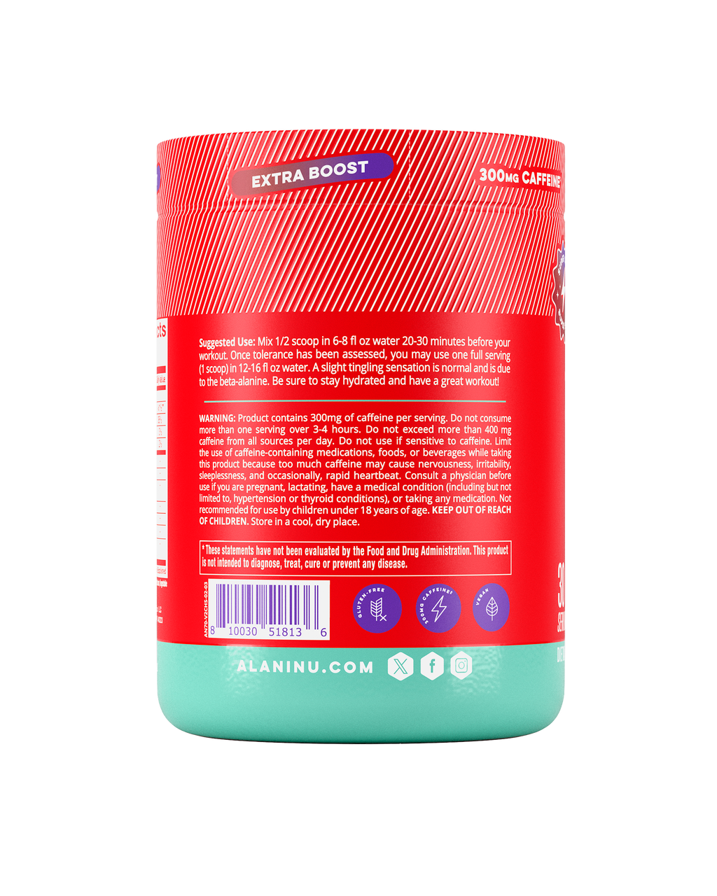 Alani Nu Pre-Workout+ - Cherry Slush T2 - image 3
