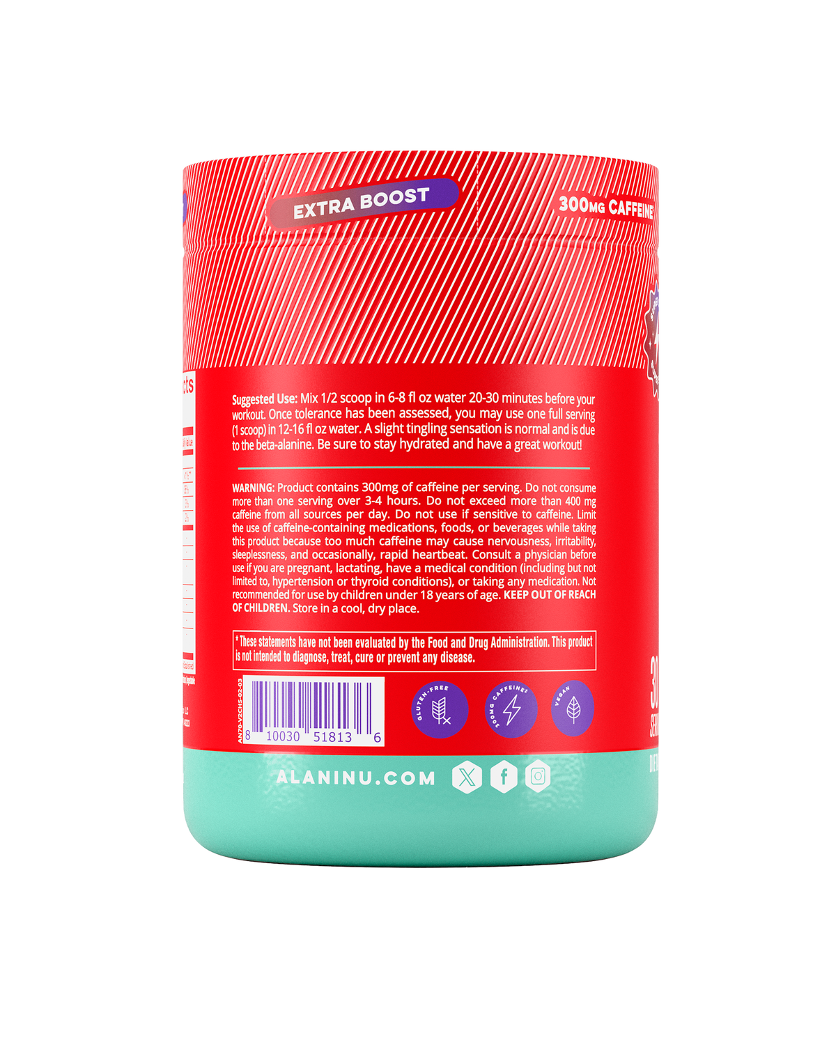 Alani Nu Pre-Workout+ - Cherry Slush T2 - image 3