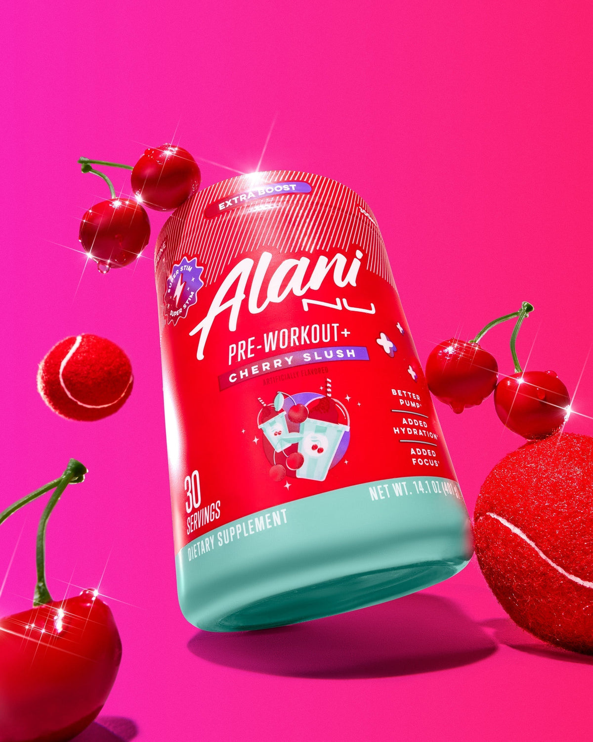 Alani Nu Pre-Workout+ - Cherry Slush T2 - image 4