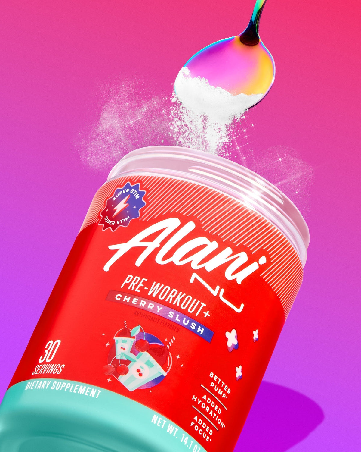 Alani Nu Pre-Workout+ - Cherry Slush T2 - image 5