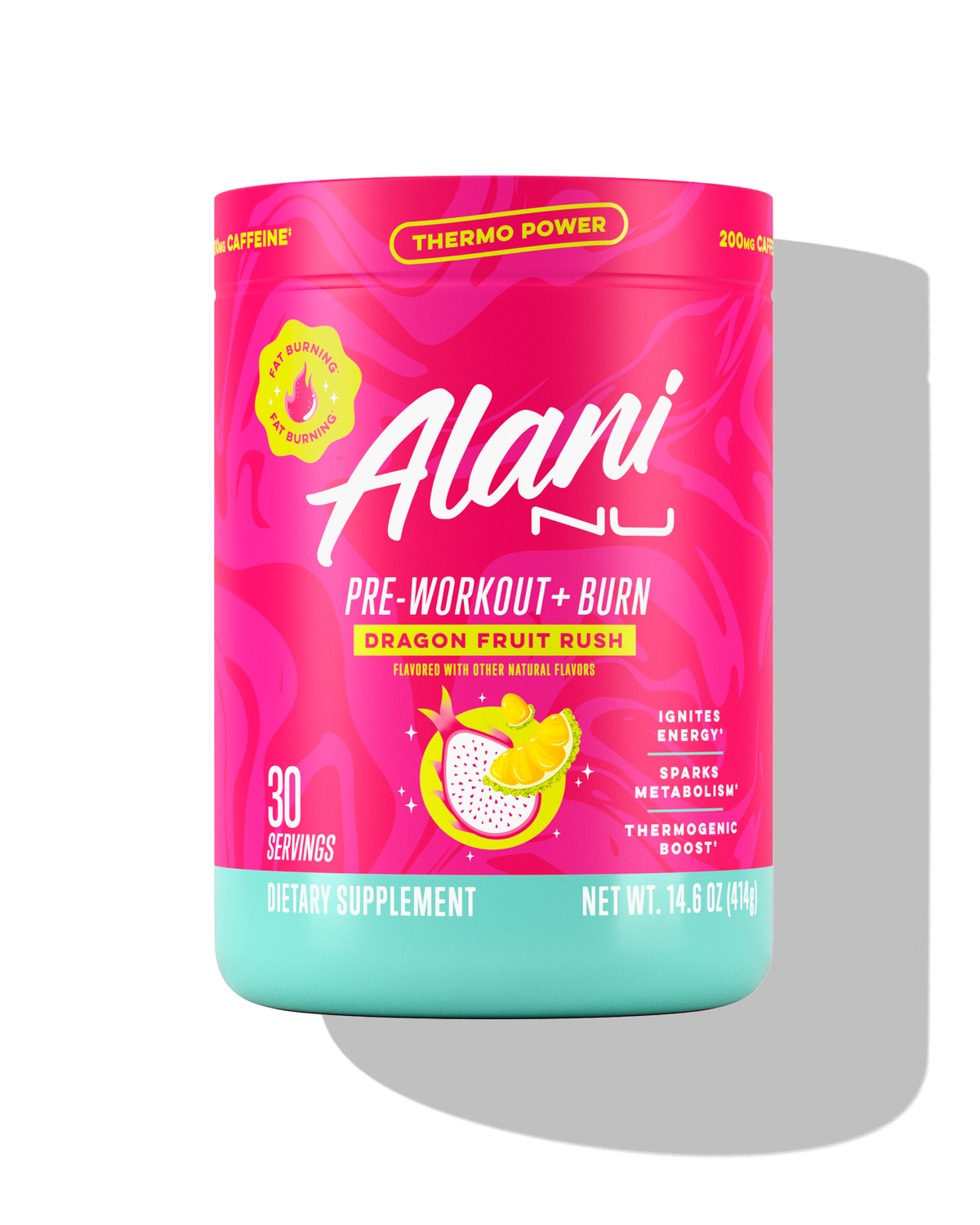 Alani Nu Pre-Workout+ Burn - Dragon Fruit Rush V5 - image 1