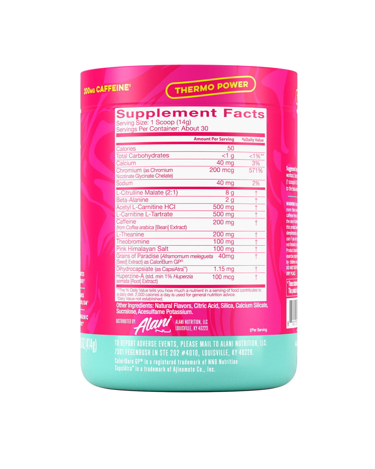 Alani Nu Pre-Workout+ Burn - Dragon Fruit Rush V5 - image 2