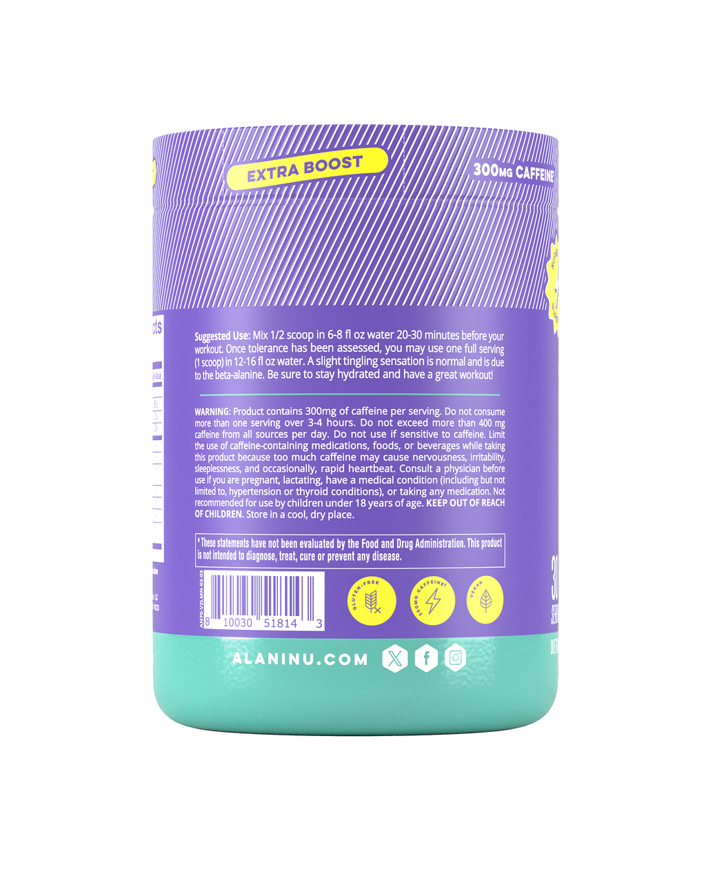 Alani Nu Pre-Workout+ - Frozen Lemonade F0 - image 3