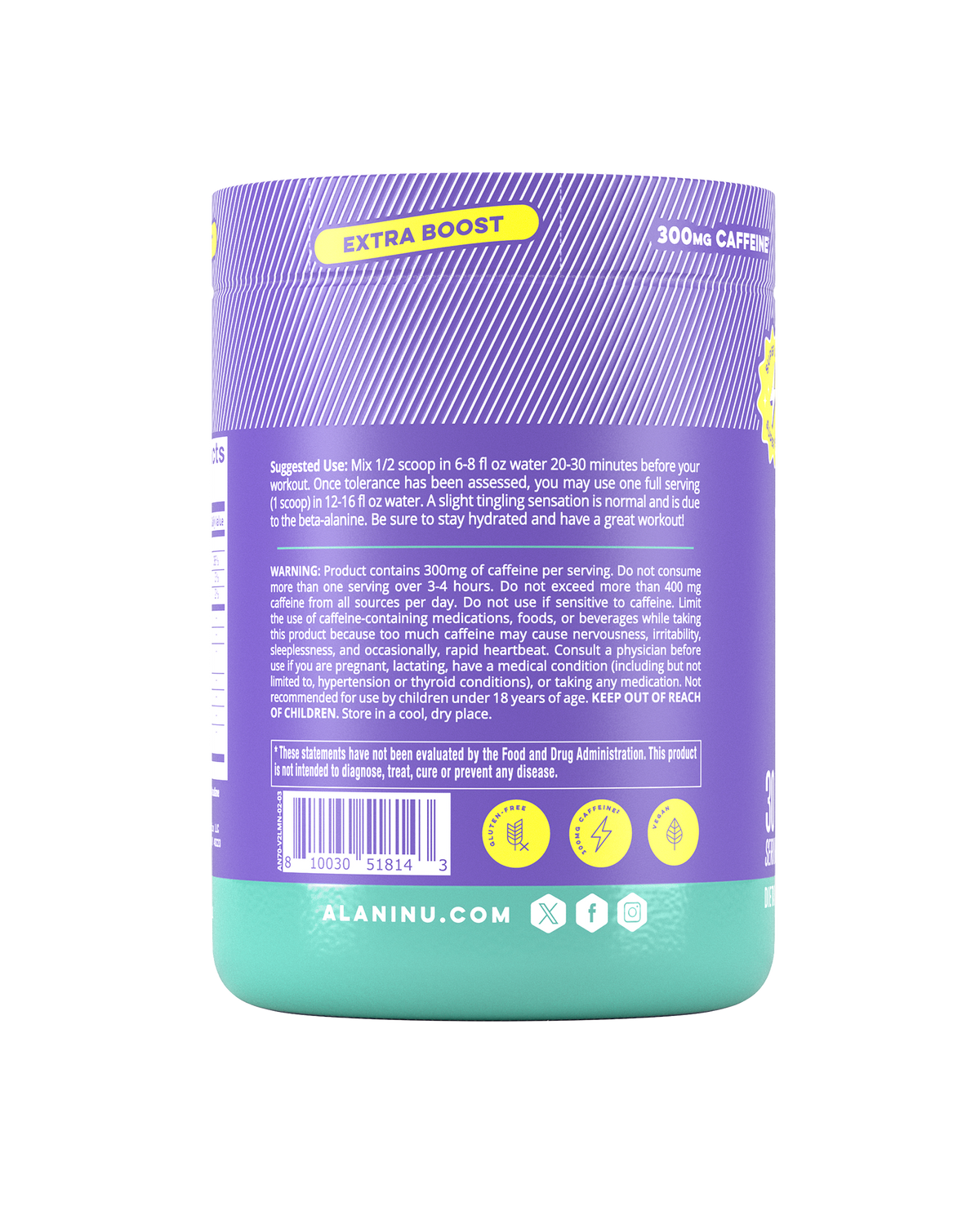 Alani Nu Pre-Workout+ - Frozen Lemonade F0 - image 3