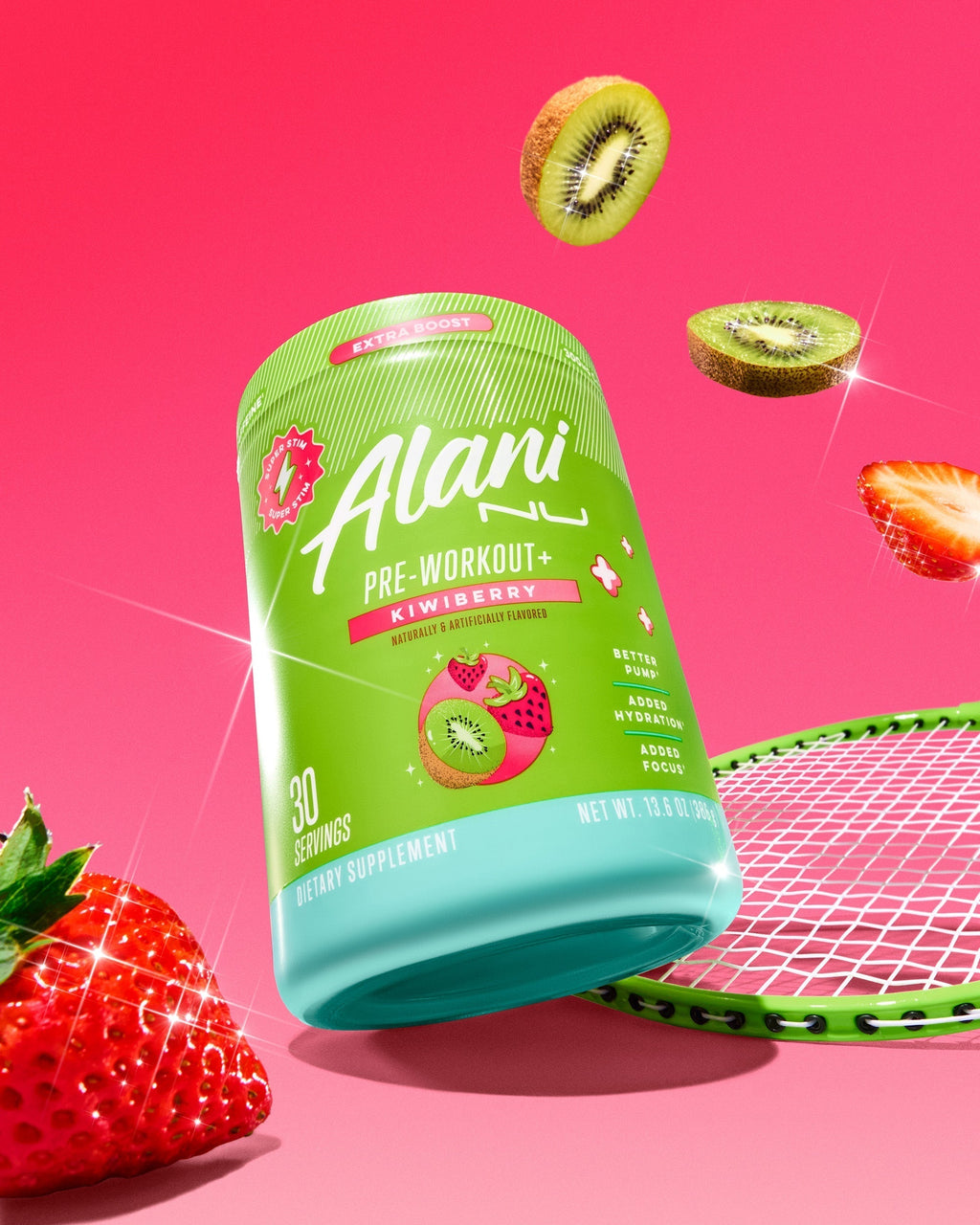 Alani Nu Pre-Workout+ - Kiwiberry J9 - image 4