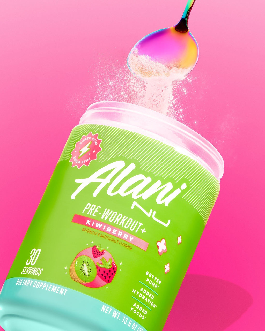 Alani Nu Pre-Workout+ - Kiwiberry J9 - image 5