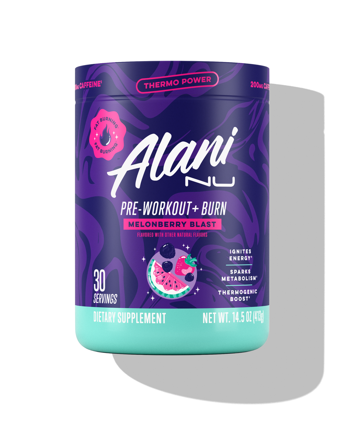Alani Nu Pre-Workout+ Burn - Melonberry Blast M0 - image 1