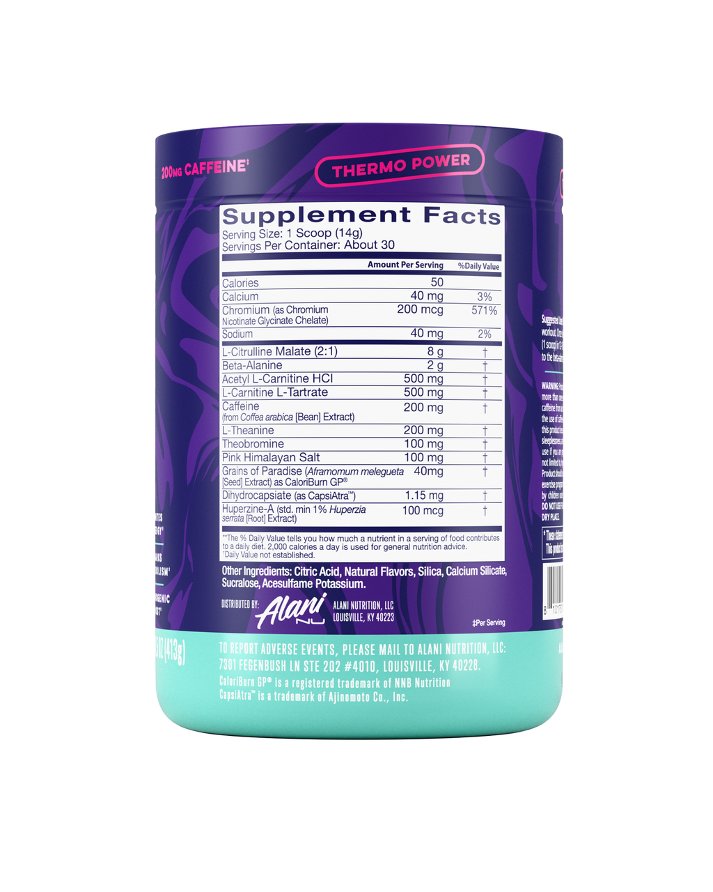 Alani Nu Pre-Workout+ Burn - Melonberry Blast M0 - image 2