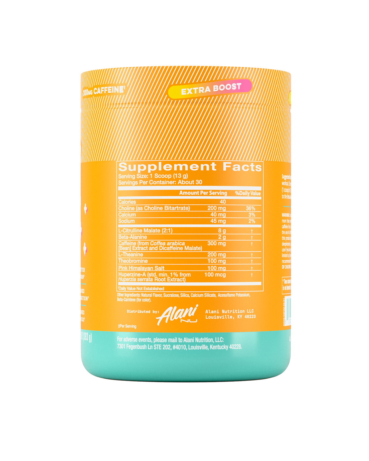 Alani Nu Pre-Workout+ - Paradise Swirl F2 - image 2