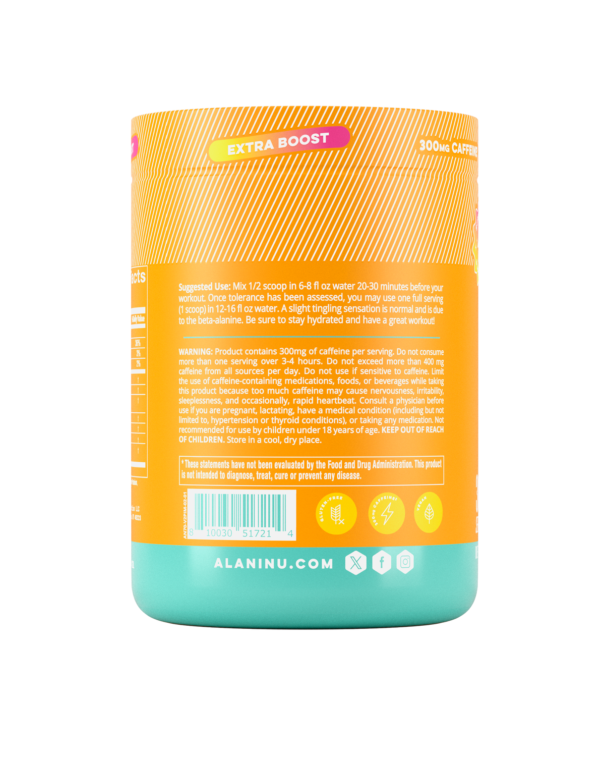 Alani Nu Pre-Workout+ - Paradise Swirl F2 - image 3