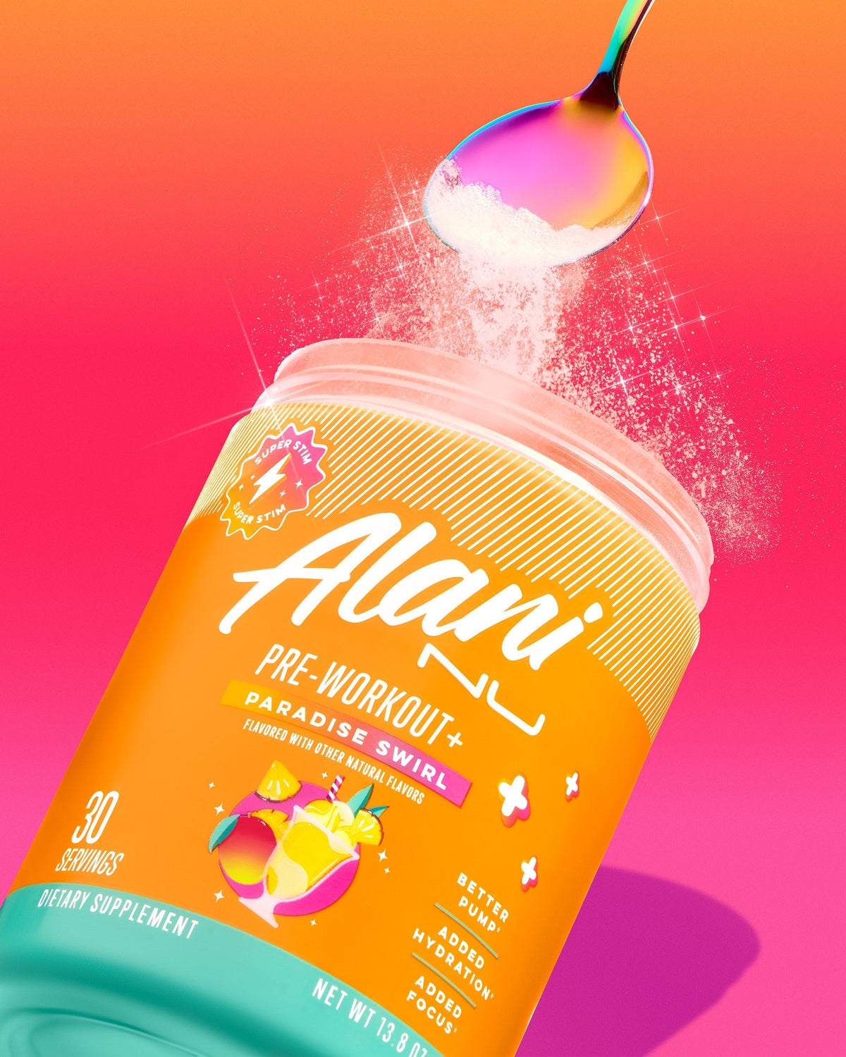 Alani Nu Pre-Workout+ - Paradise Swirl F2 - image 5
