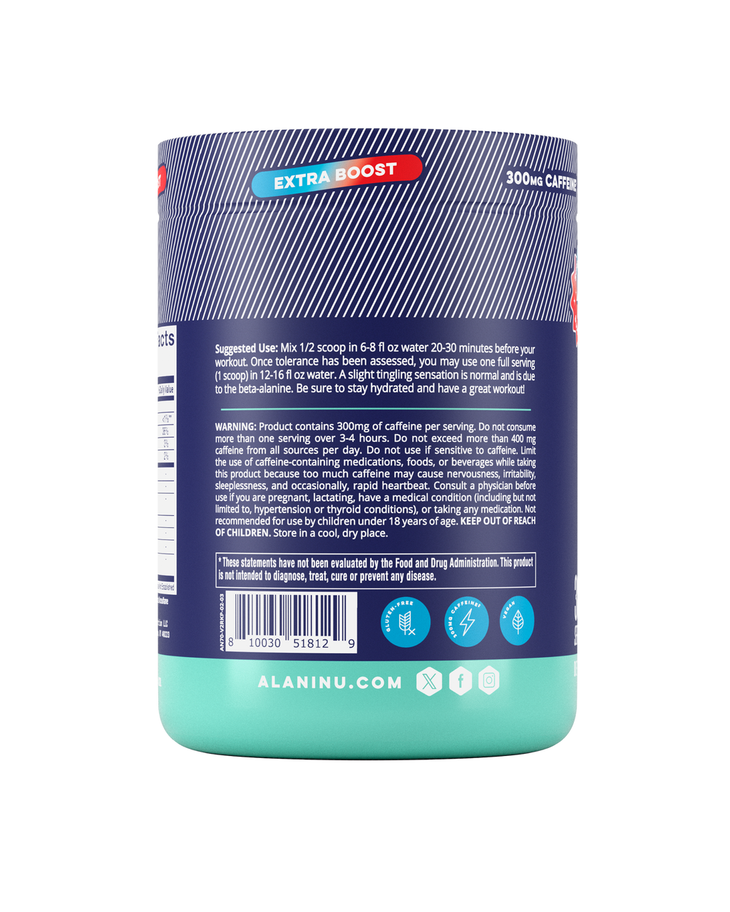 Alani Nu Pre-Workout+ - Rocket Pop I9 - image 3