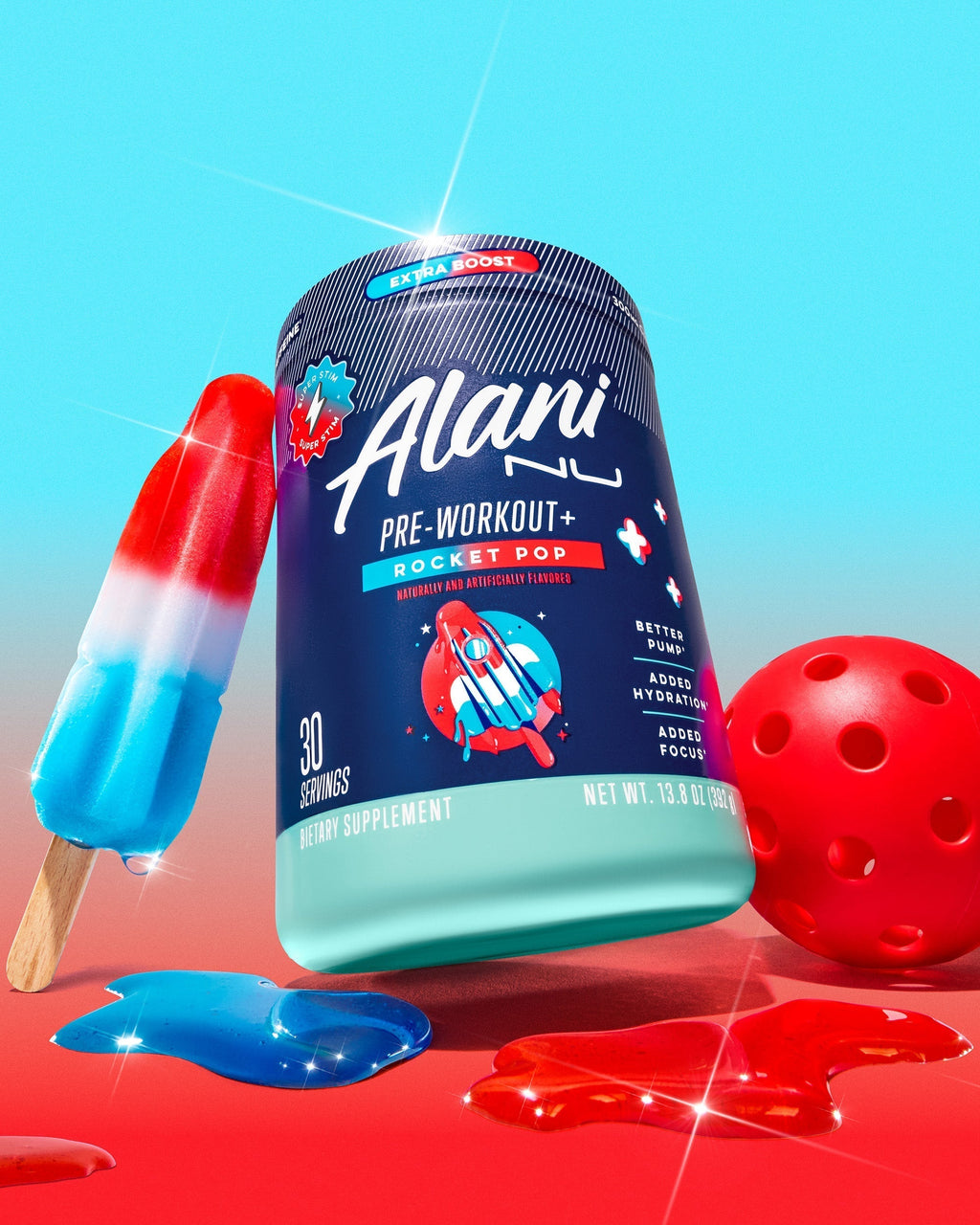 Alani Nu Pre-Workout+ - Rocket Pop I9 - image 4