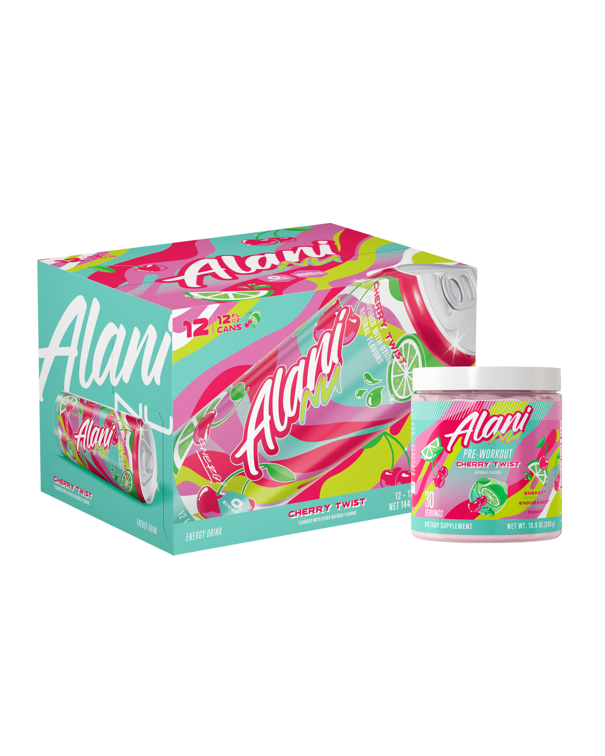 Alani Nu Energy Drink & Pre-Workout - Cherry Twist I9 - image 1