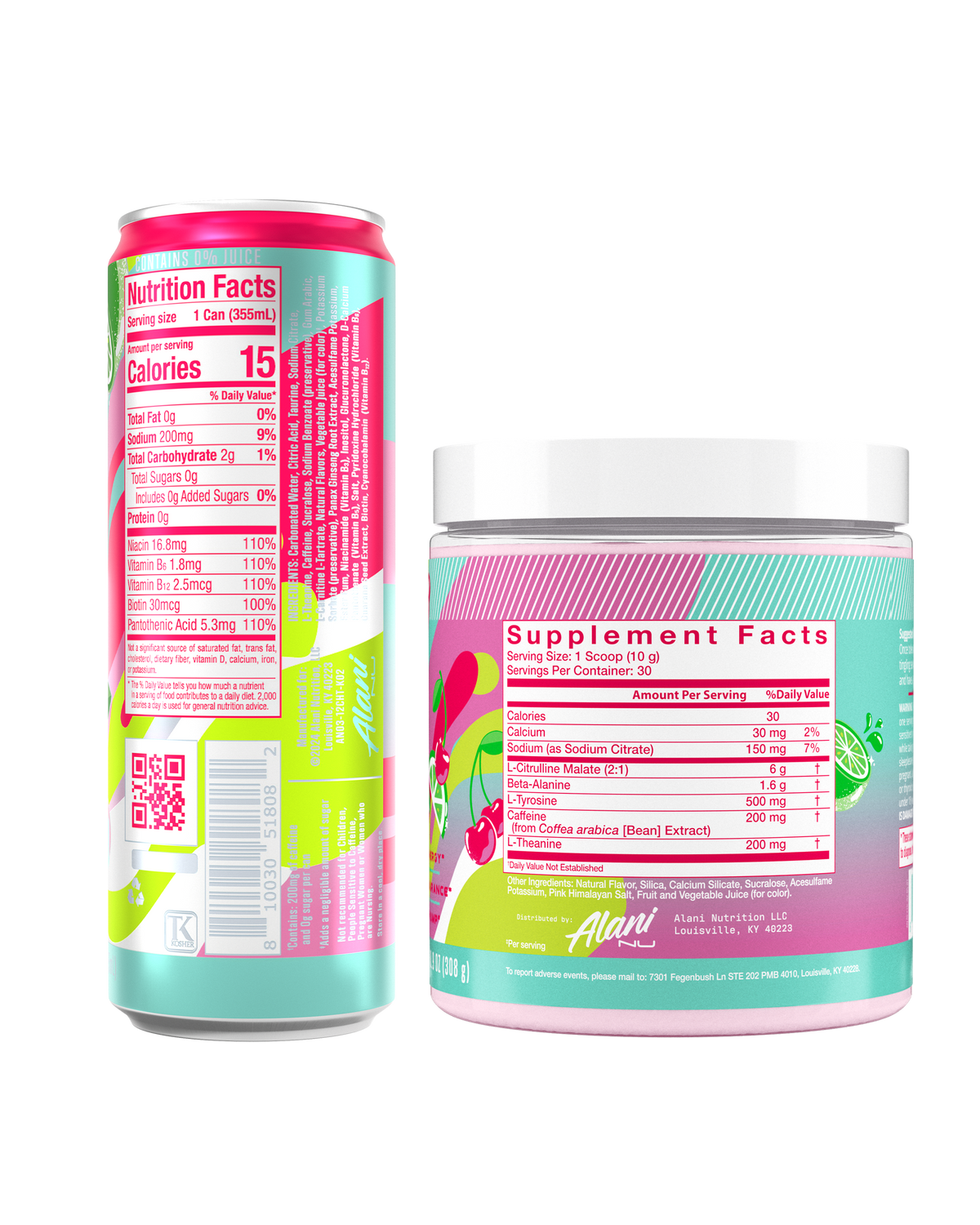 Alani Nu Energy Drink & Pre-Workout - Cherry Twist I9 - image 3