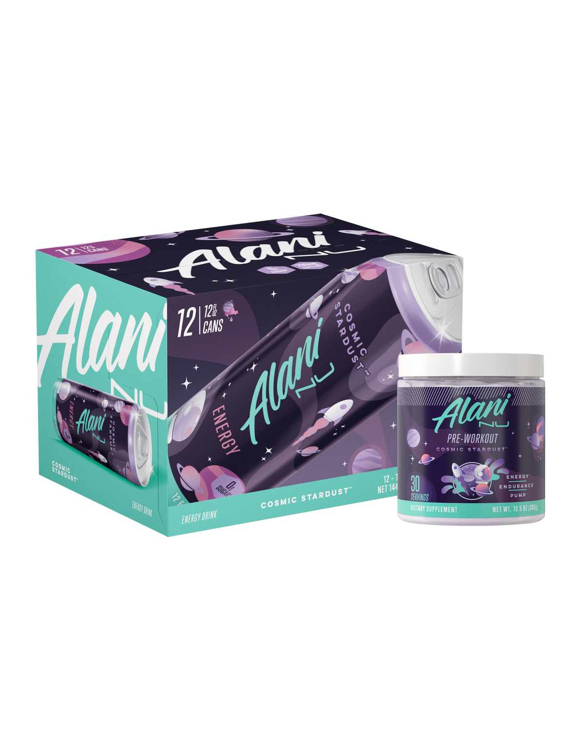 Alani Nu Energy Drink & Pre-Workout - Cosmic Stardust F9 - image 1