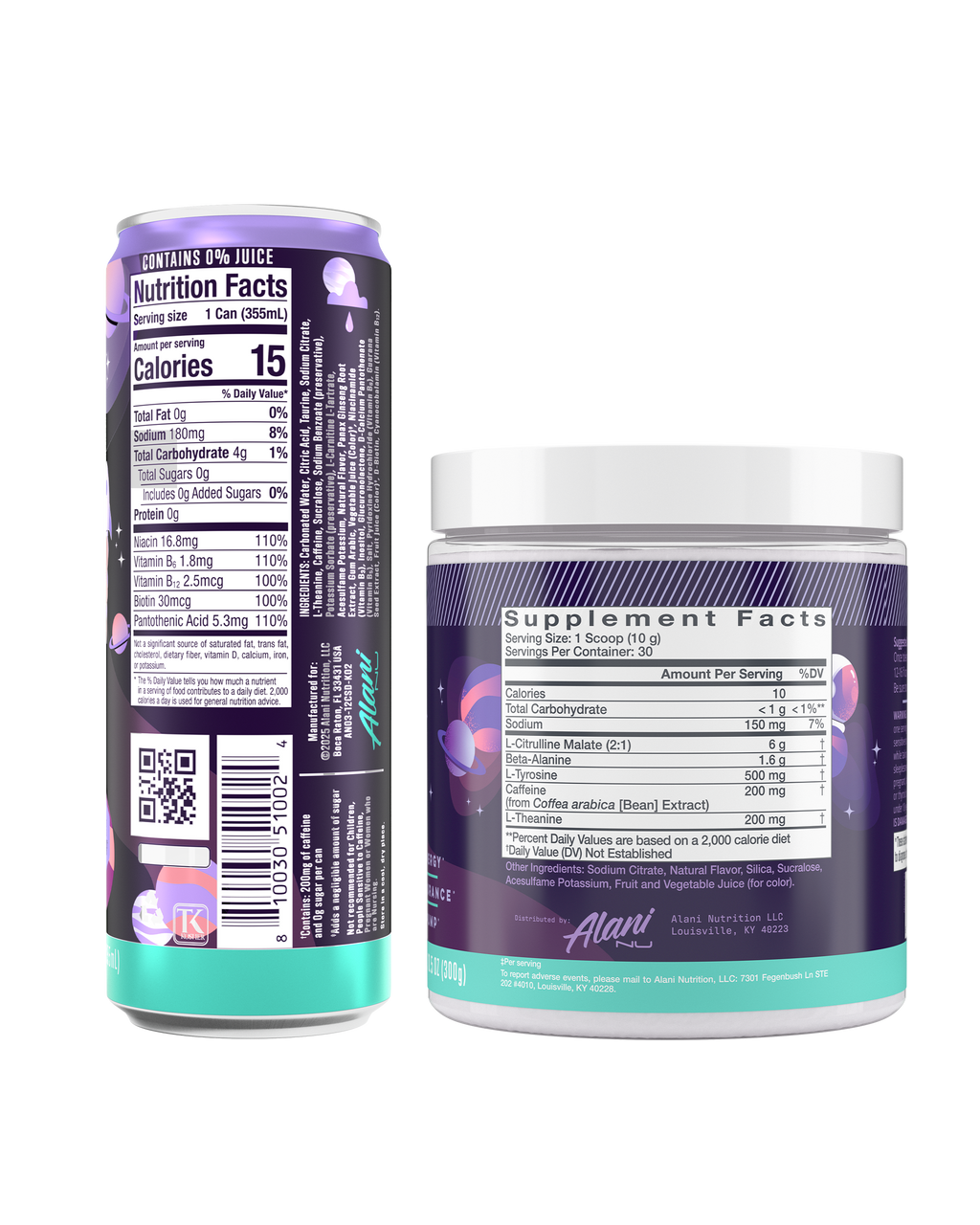 Alani Nu Energy Drink & Pre-Workout - Cosmic Stardust A7 - image 2