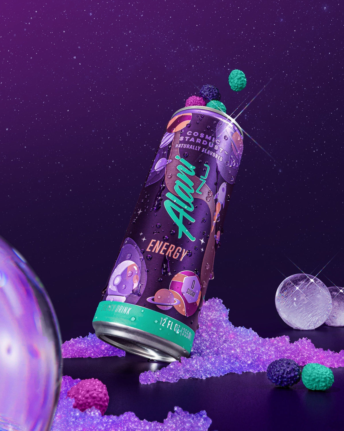 Alani Nu Energy Drink & Pre-Workout - Cosmic Stardust F9 - image 4