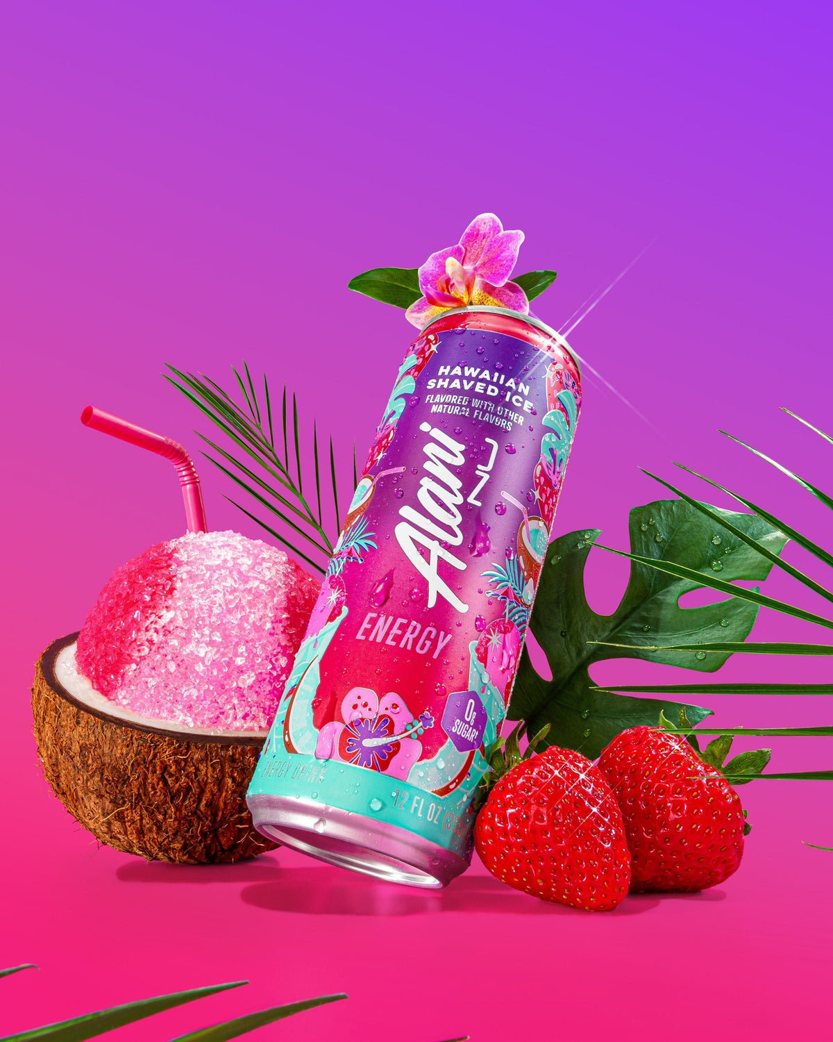 Alani Nu Energy Drink & Pre-Workout - Hawaiian Shaved Ice T9 - image 4