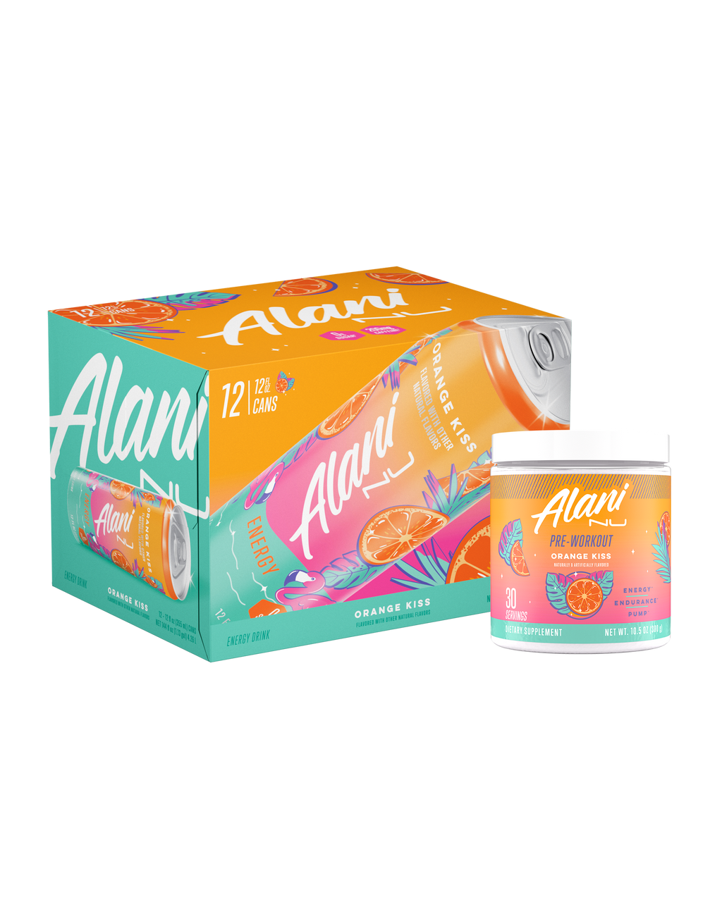 Alani Nu Energy Drink & Pre-Workout - Orange Kiss N1 - image 1
