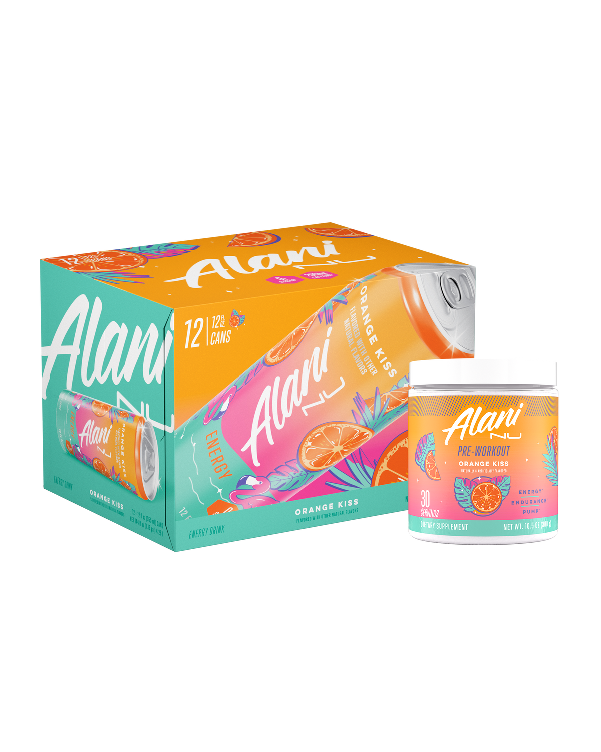 Alani Nu Energy Drink & Pre-Workout - Orange Kiss N1 - image 1