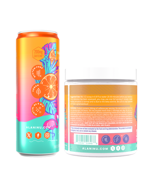 Alani Nu Energy Drink & Pre-Workout - Orange Kiss N1 - image 2