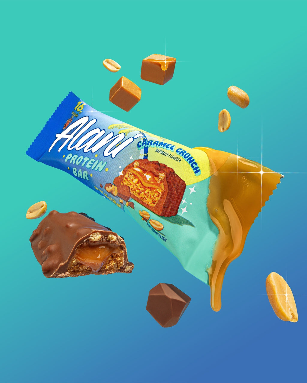 Alani Nu Protein Bar - Caramel Crunch Z8 - image 5