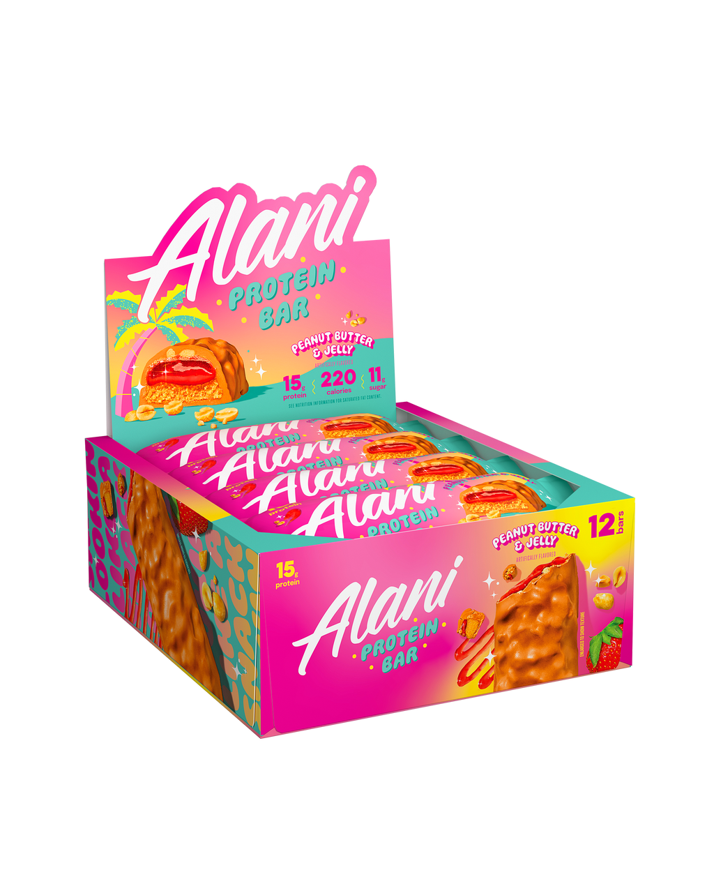 Alani Nu Protein Bar - Peanut Butter & Jelly S7 - image 4