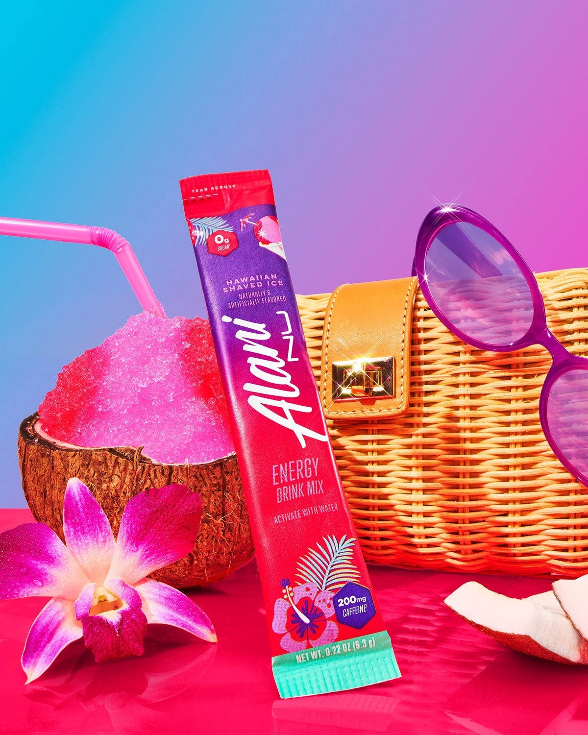 Alani Nu Energy Sticks - Hawaiian Shaved Ice X7 - image 4