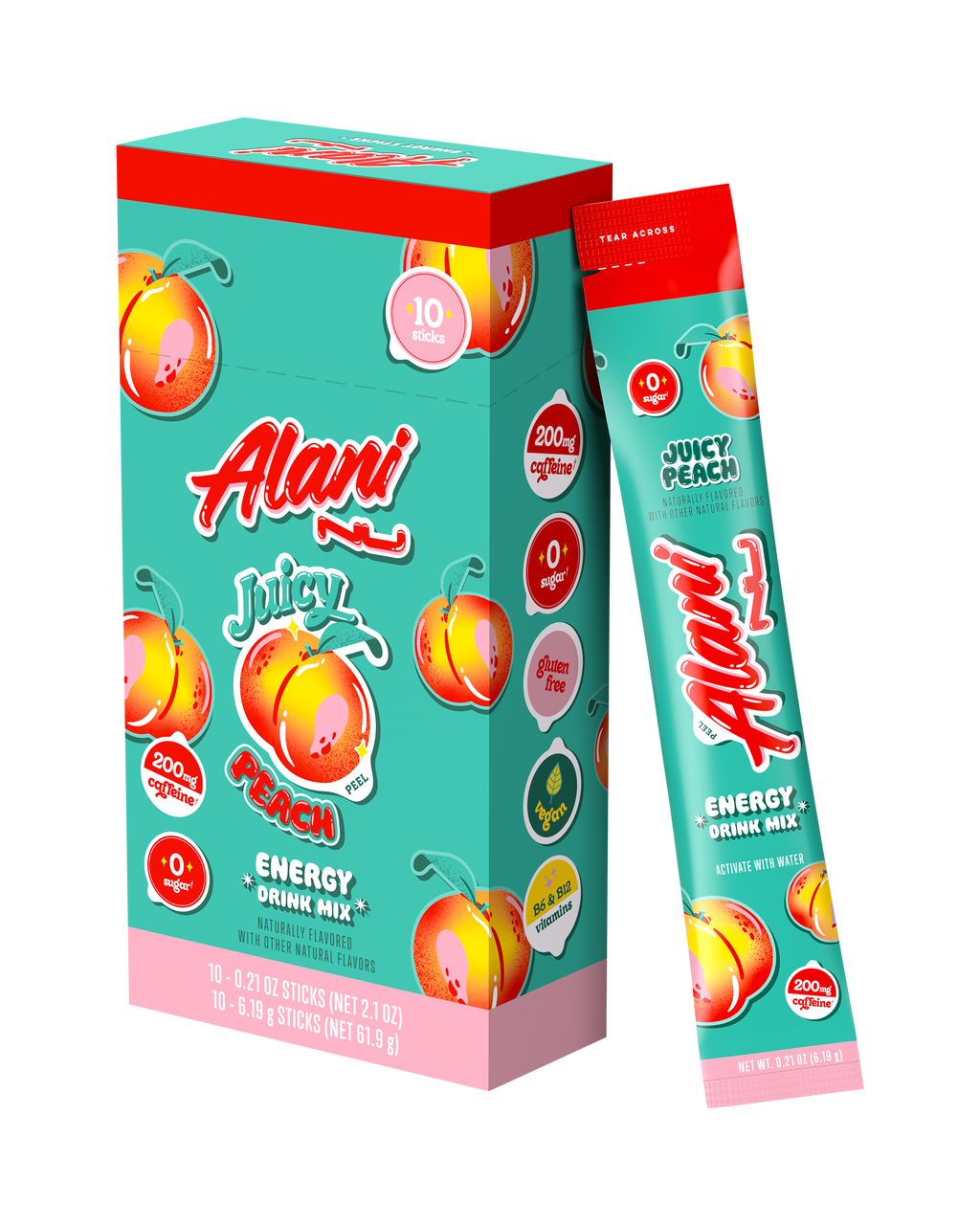 Alani Nu Energy Sticks - Juicy Peach E9 - image 2