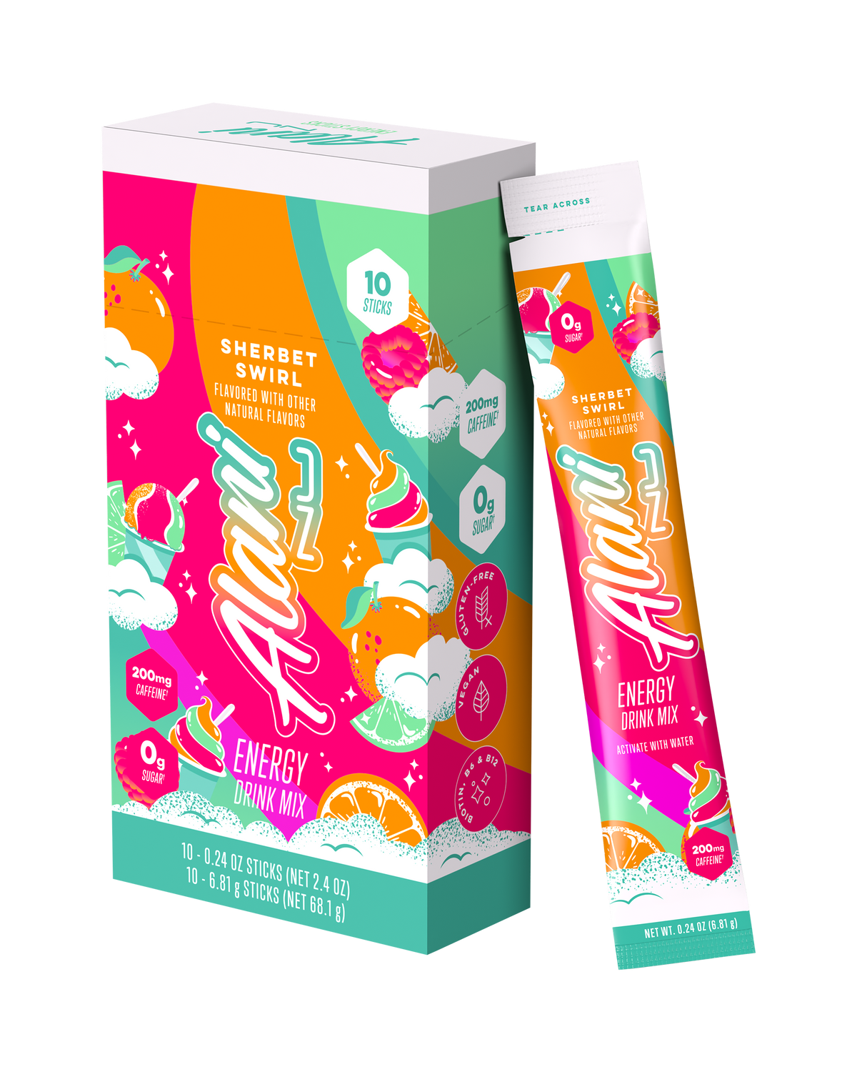 Alani Nu Energy Sticks - Sherbet Swirl F3 - image 2