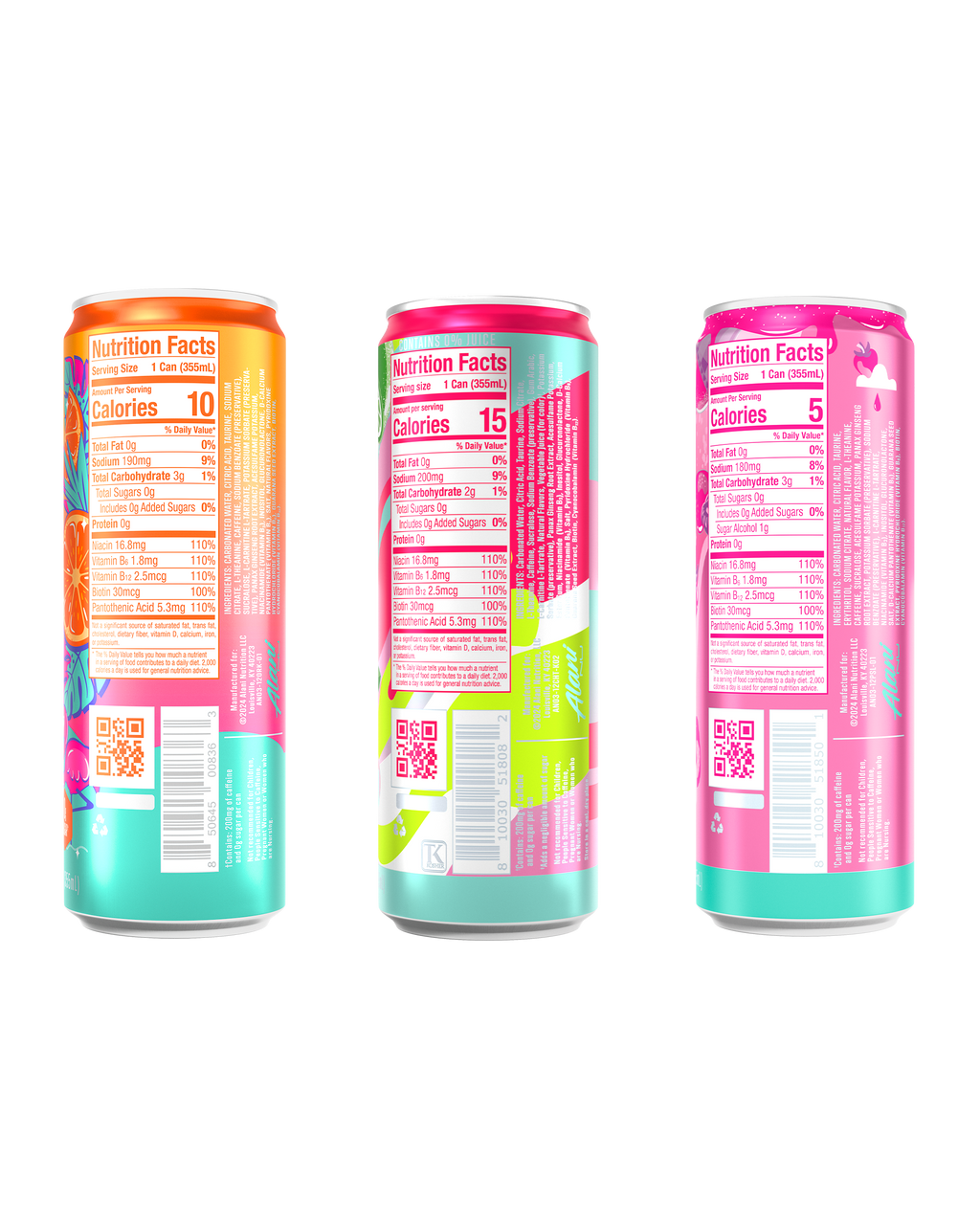 Alani Nu Energy Variety Pack - Sunshine Mix D5 - image 3