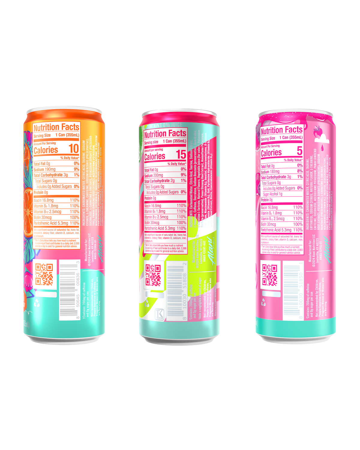 Alani Nu Energy Variety Pack - Sunshine Mix D5 - image 3