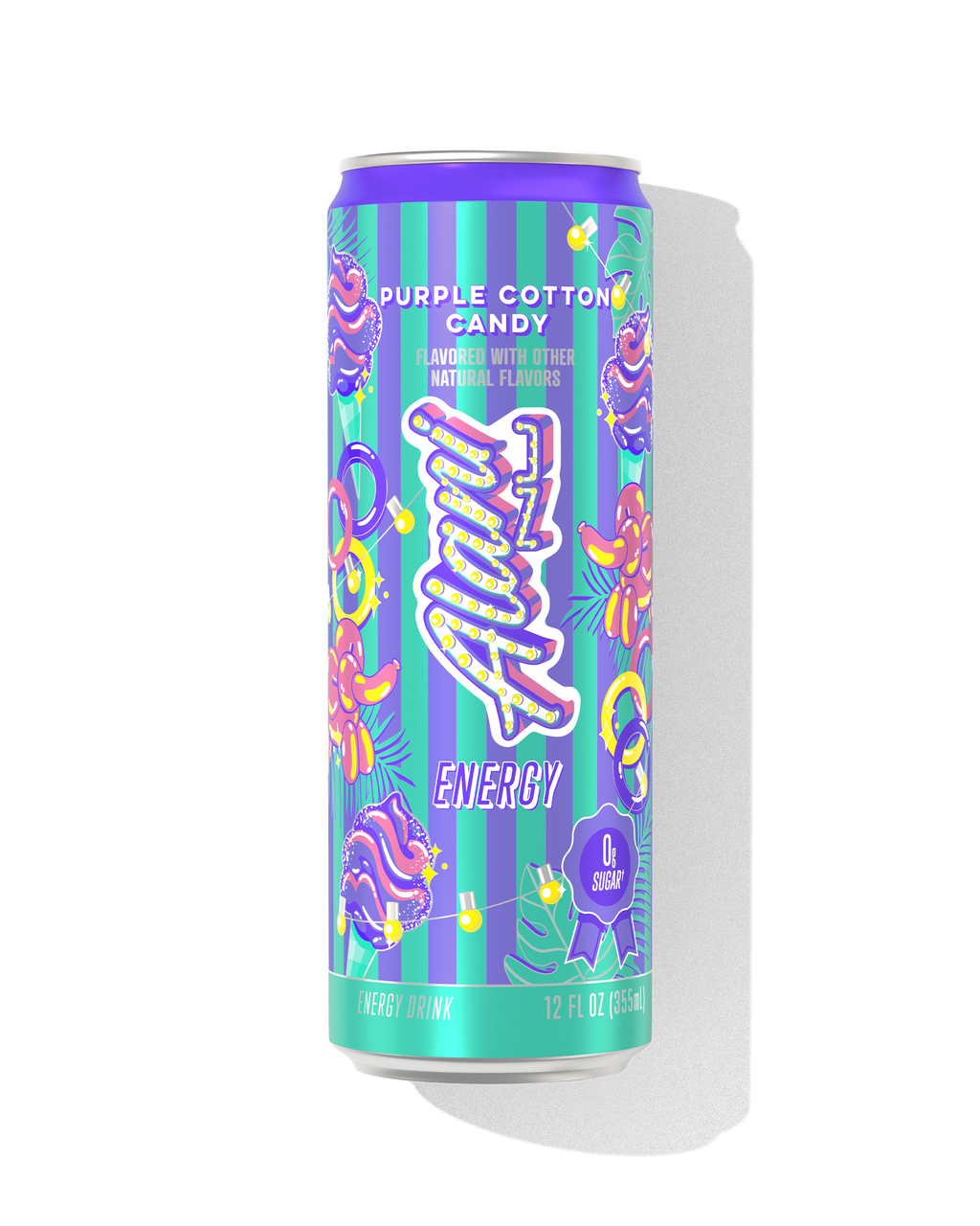 Alani Nu Energy Drink - Purple Cotton Candy H7 - image 1