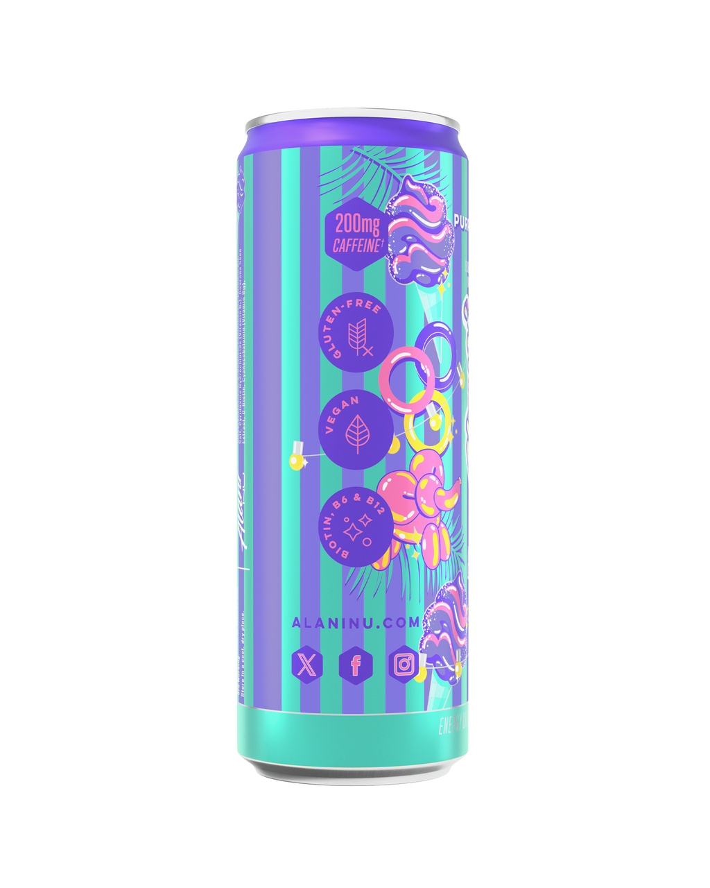 Alani Nu Energy Drink - Purple Cotton Candy H7 - image 2