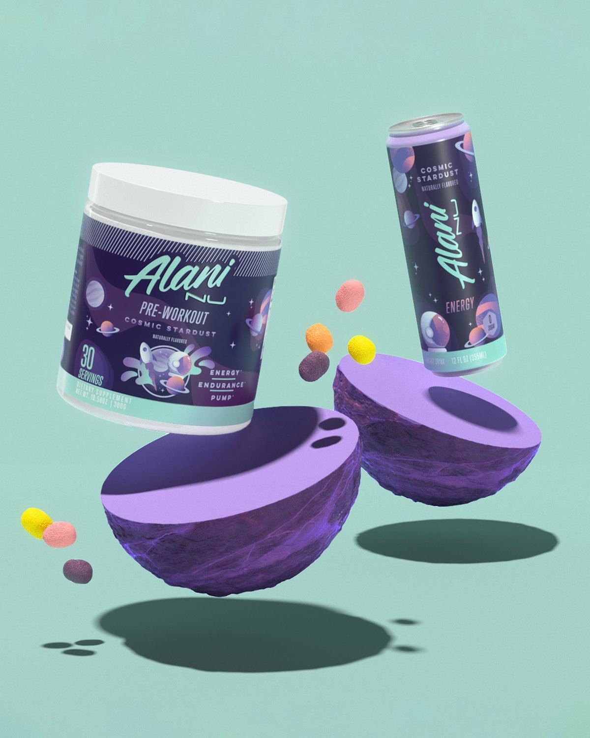 Alani Nu Pre-Workout - Cosmic Stardust B2 - image 4